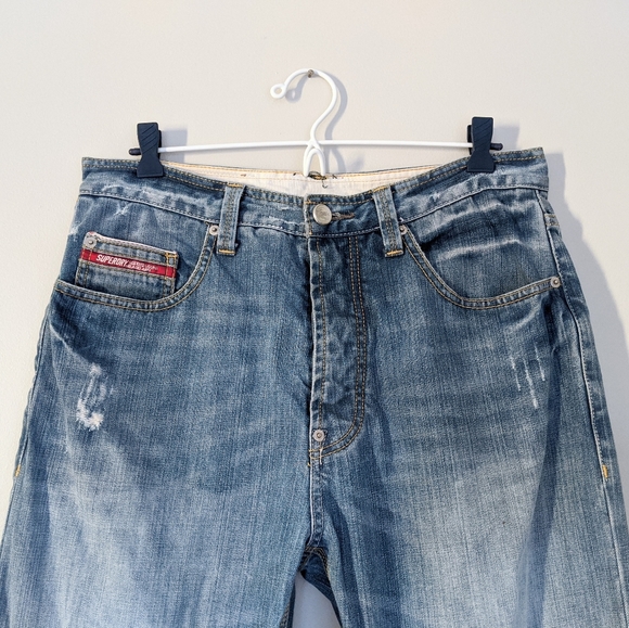 Superdry Black Label Distressed Jeans - Picture 4 of 8